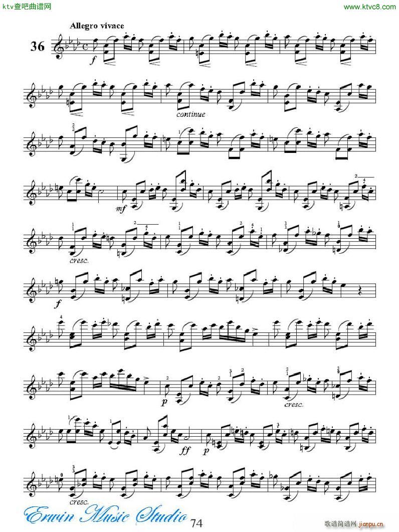 ɶ 42ϰRudolphe Kreutzer 42 Studies 35 42(ʮּ)3