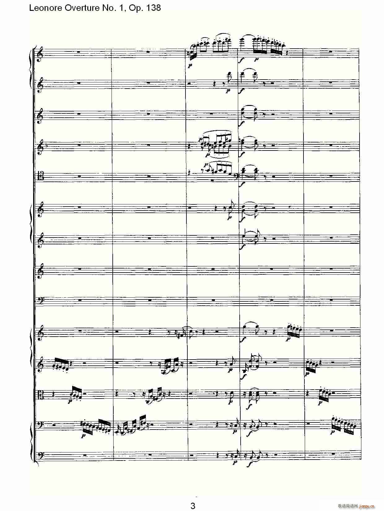 Leonore Overture No. 1, Op. 138(ʮּ)3