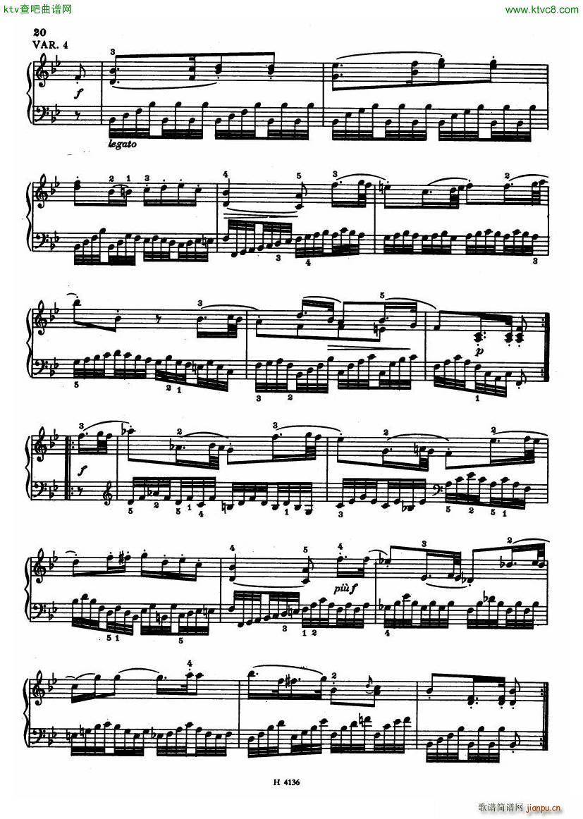 Czech piano variations from 18th century()18
