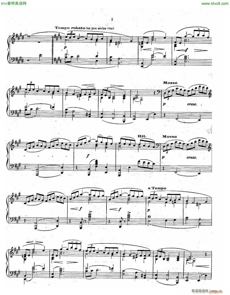 Claude Debussy Arabesque No 1()3