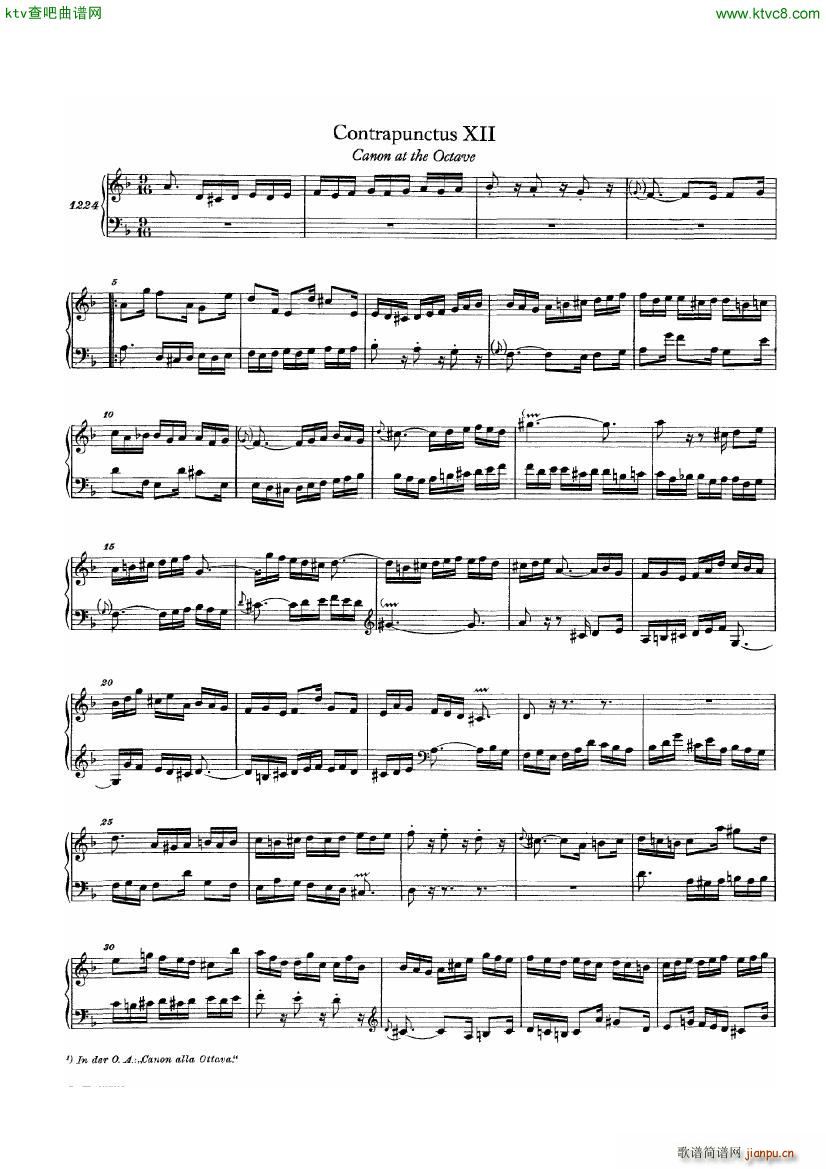 Bach JS BWV 1080 Kunst der Fuge part 2()11