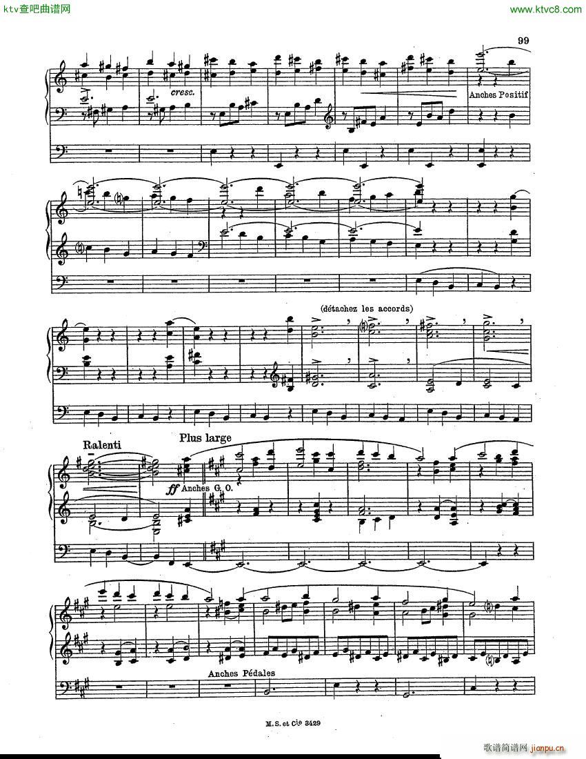 Guiraud Georges Offertoire Pascal organ()7