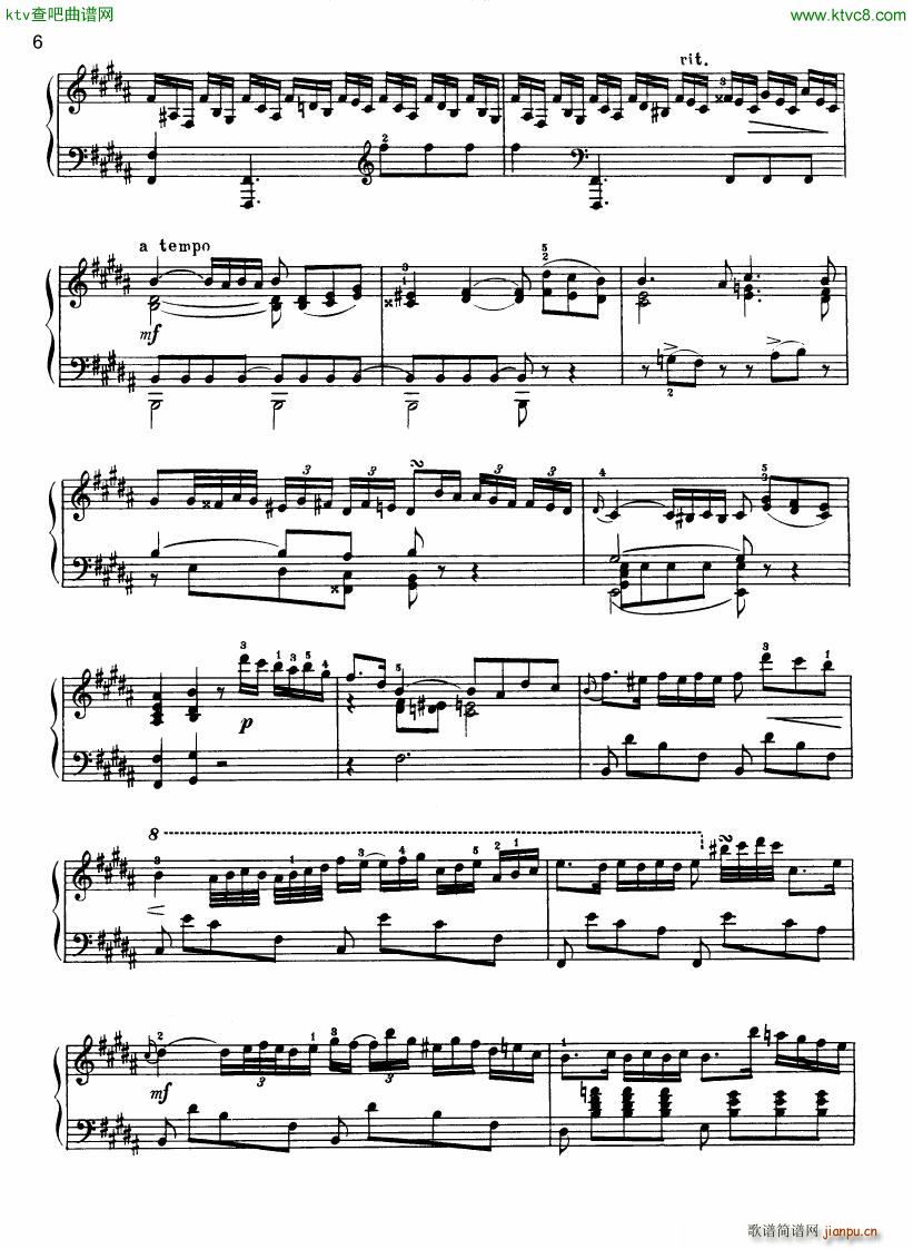Field Sonata no4 b major()6