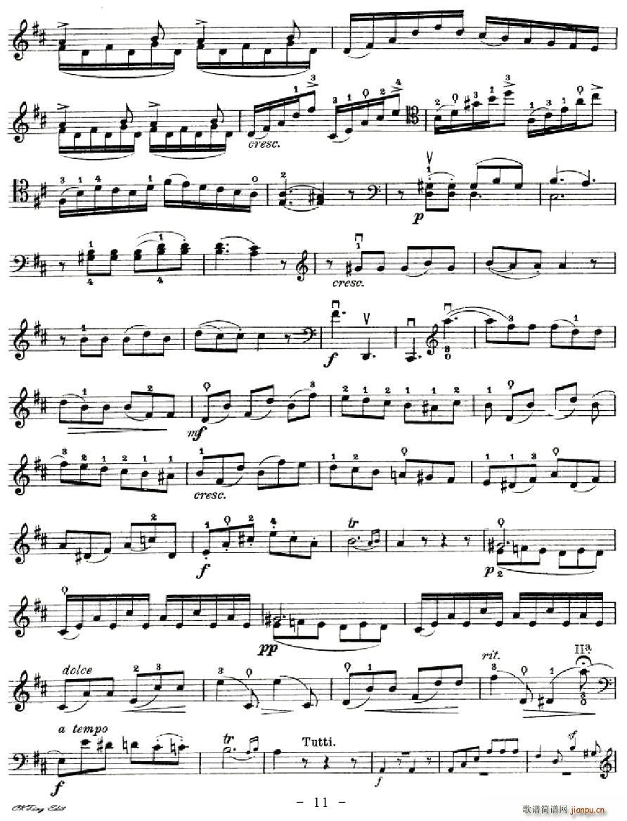 J. Haydn Concerto in D Major()11