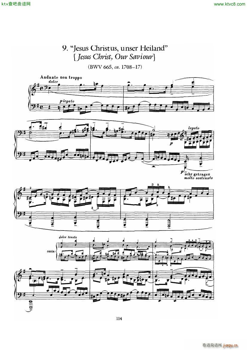 Bach Busoni Ten Chorale Preludes()28