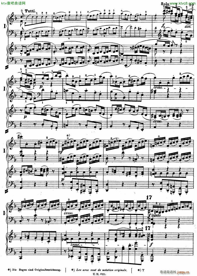 Bach JS BWV 1052 Keyboard Concerto in d ed R ntgen()40