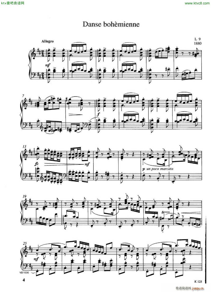 Debussy Danse Bohmienne pfr()1