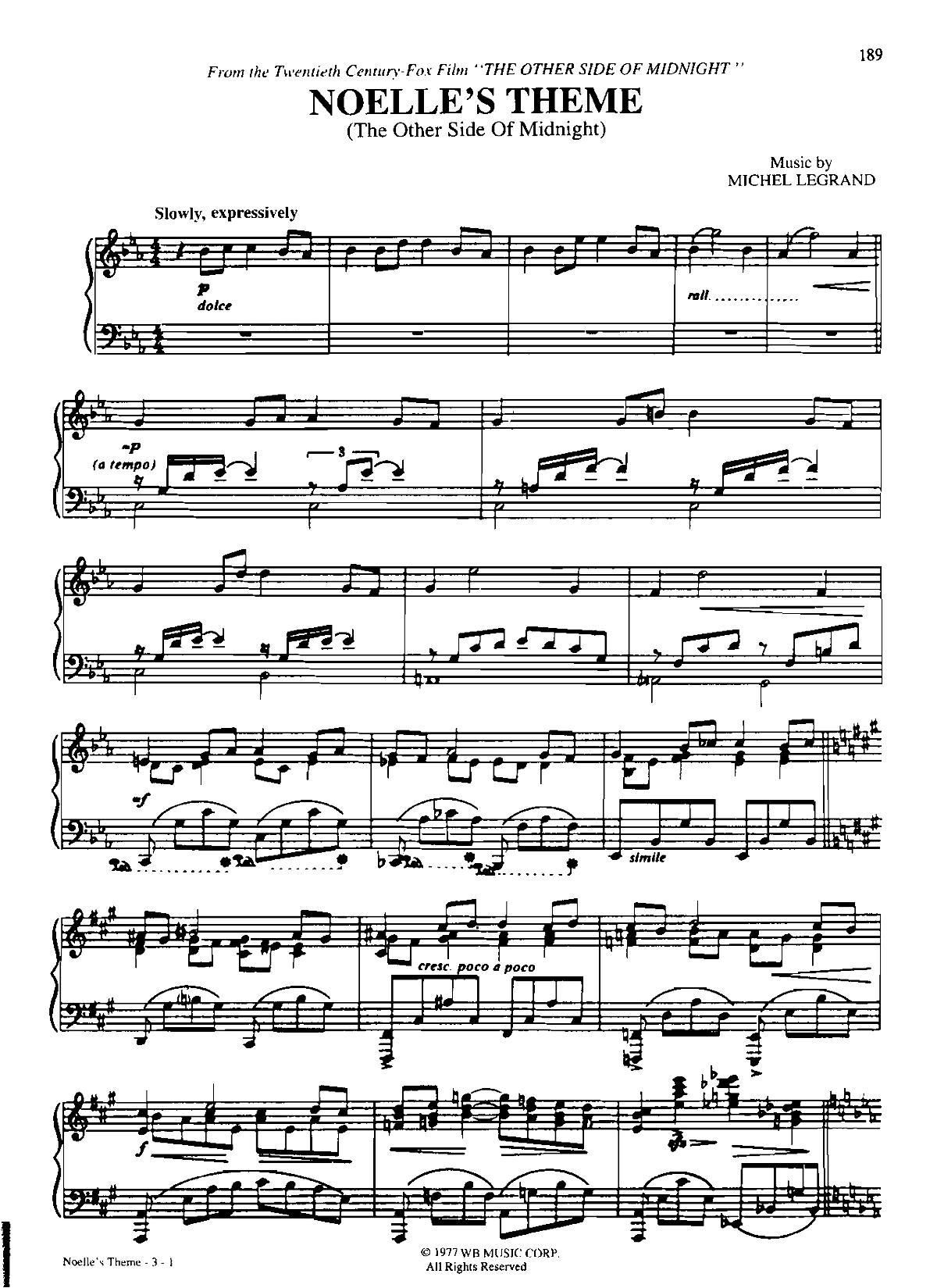 NOELLE S THEME Dan Coates  ()1