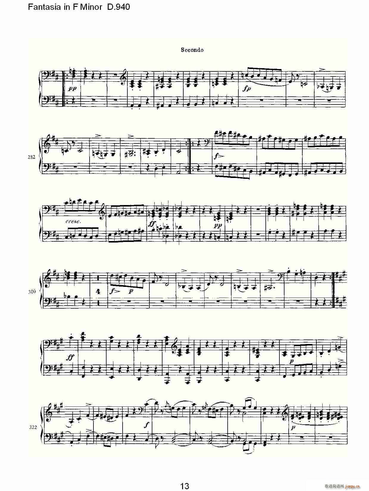 Fantasia in F Minor D.940(ʮּ)13
