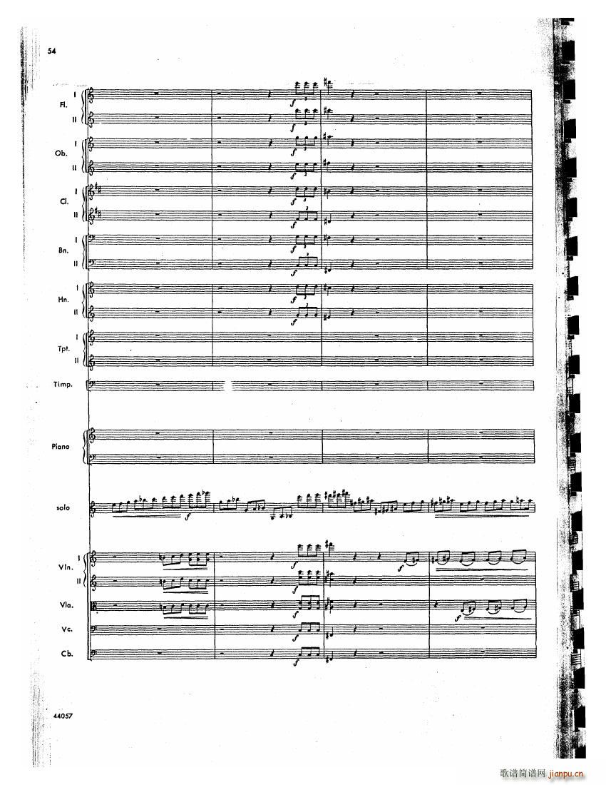 Barber op 14 Violin Concerto Score ()13