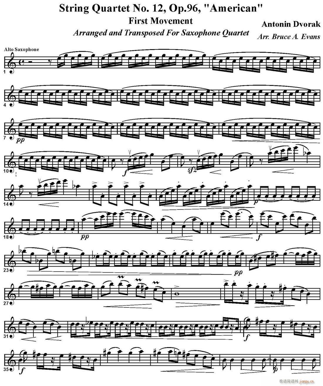 String Quartet No 12 Op 96  ˹()1