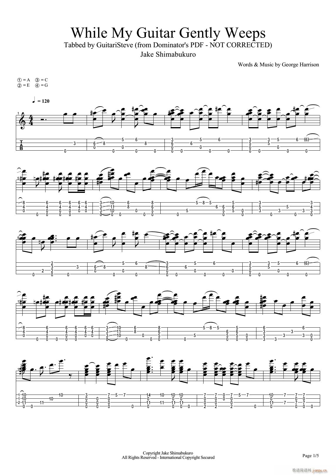 While My Guitar Gently Weeps ȿָ()1
