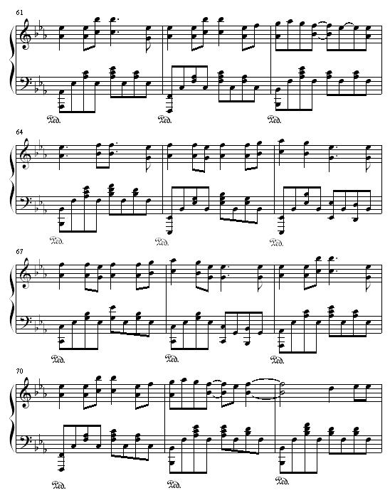 纯音乐hope简谱_纯音乐简谱(2)