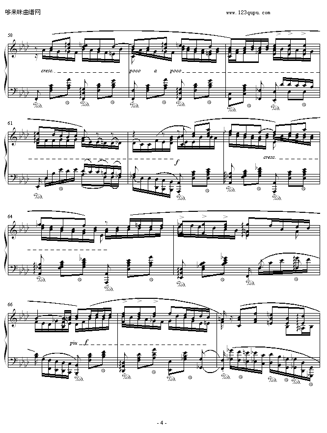 肖邦f小调第4叙事曲肖邦