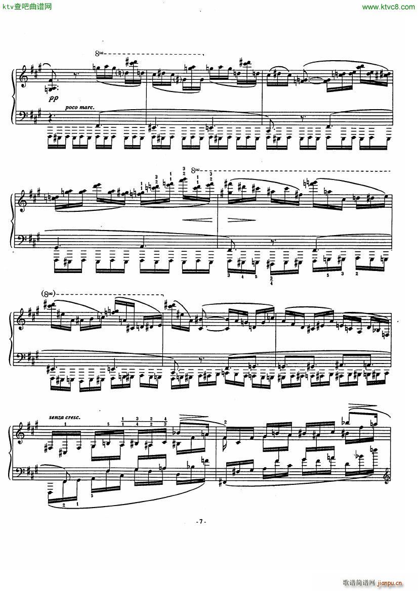 Etude No 10 D aprs Chopin()7