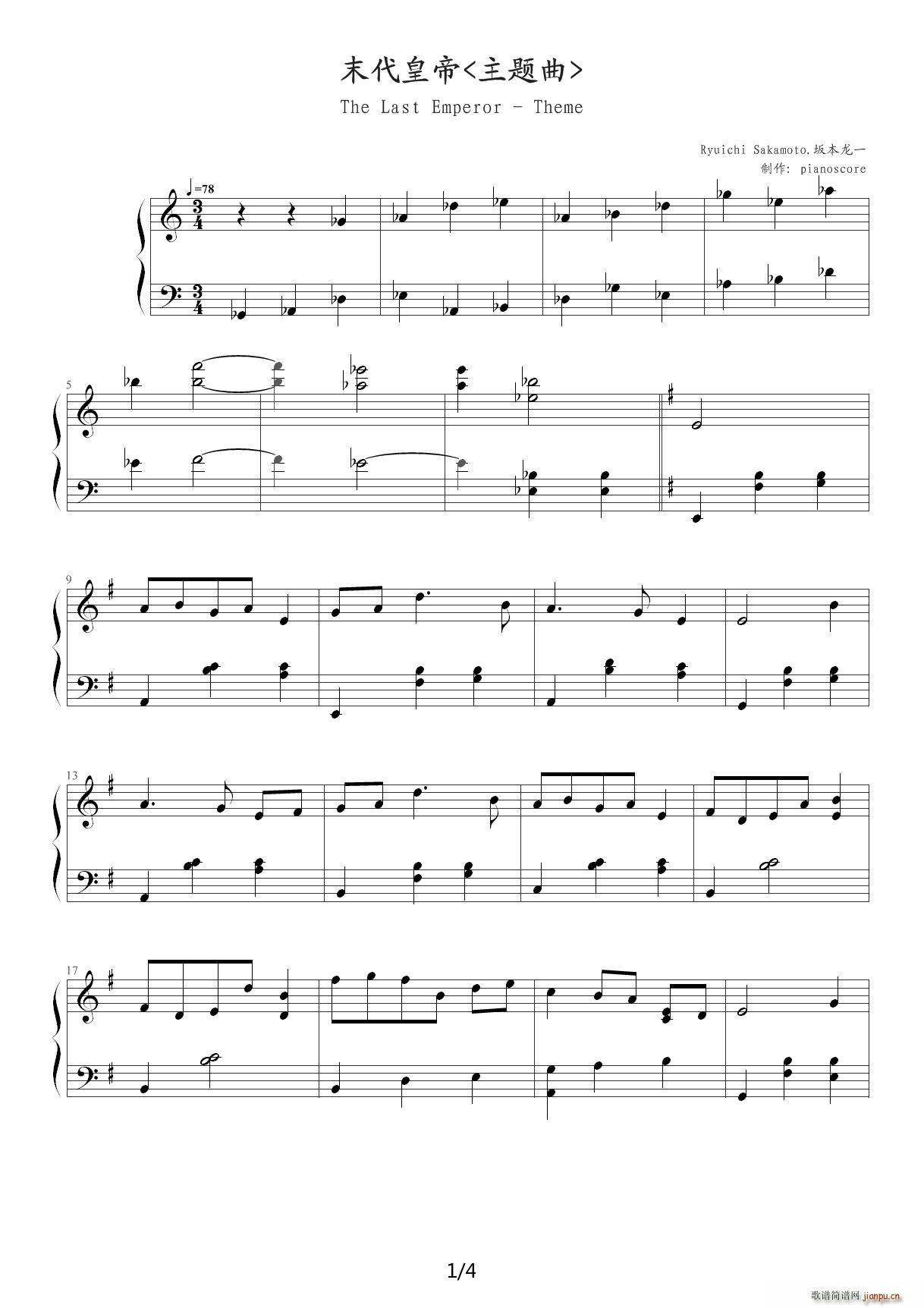 ĩʵ The Last Emperor Theme C()1