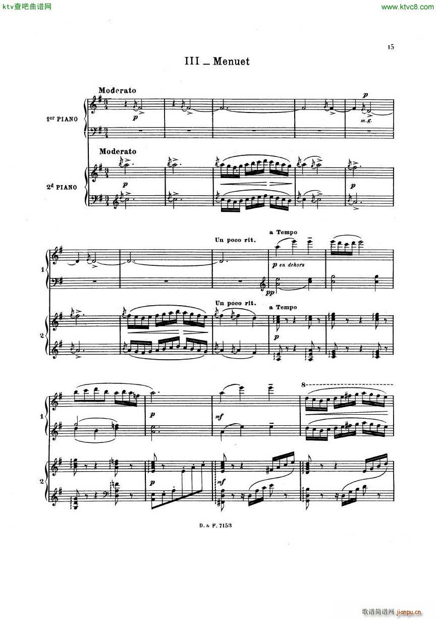 busser debussy Petite Suite 2P()15