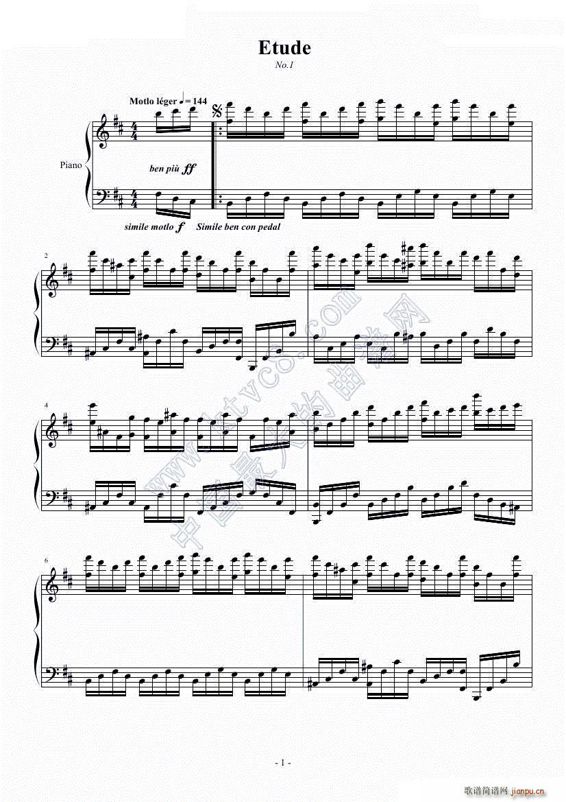Etude 1()1