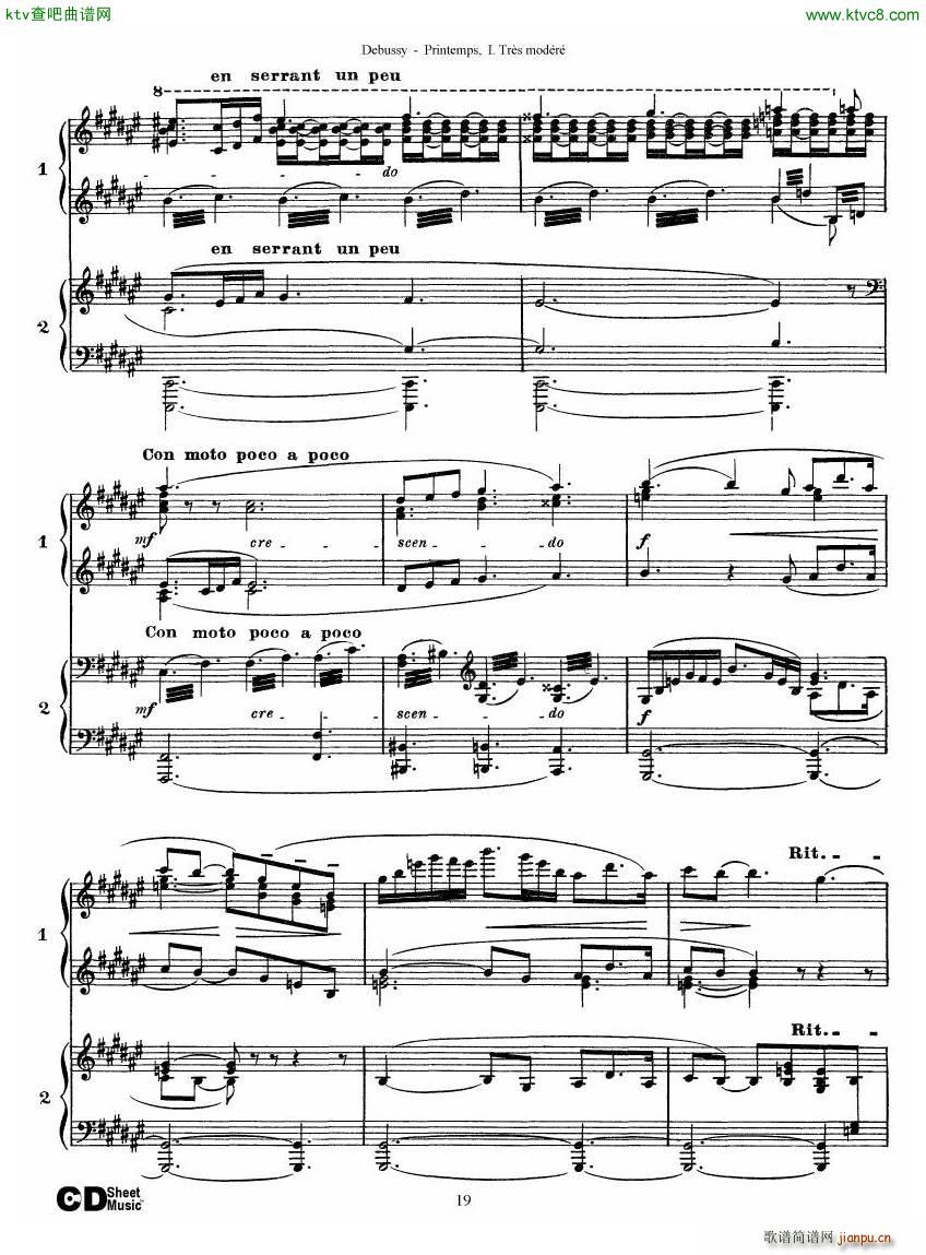 Debussy Printemps I()19