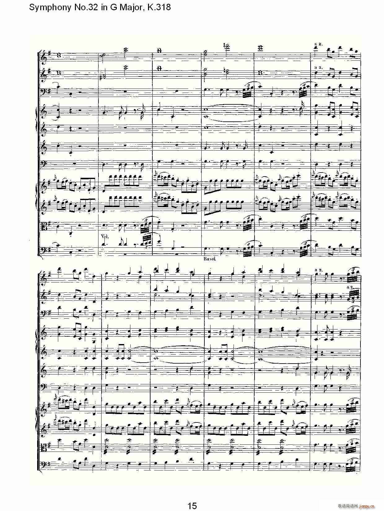 Symphony No.32 in G Major, K.318(ʮּ)15