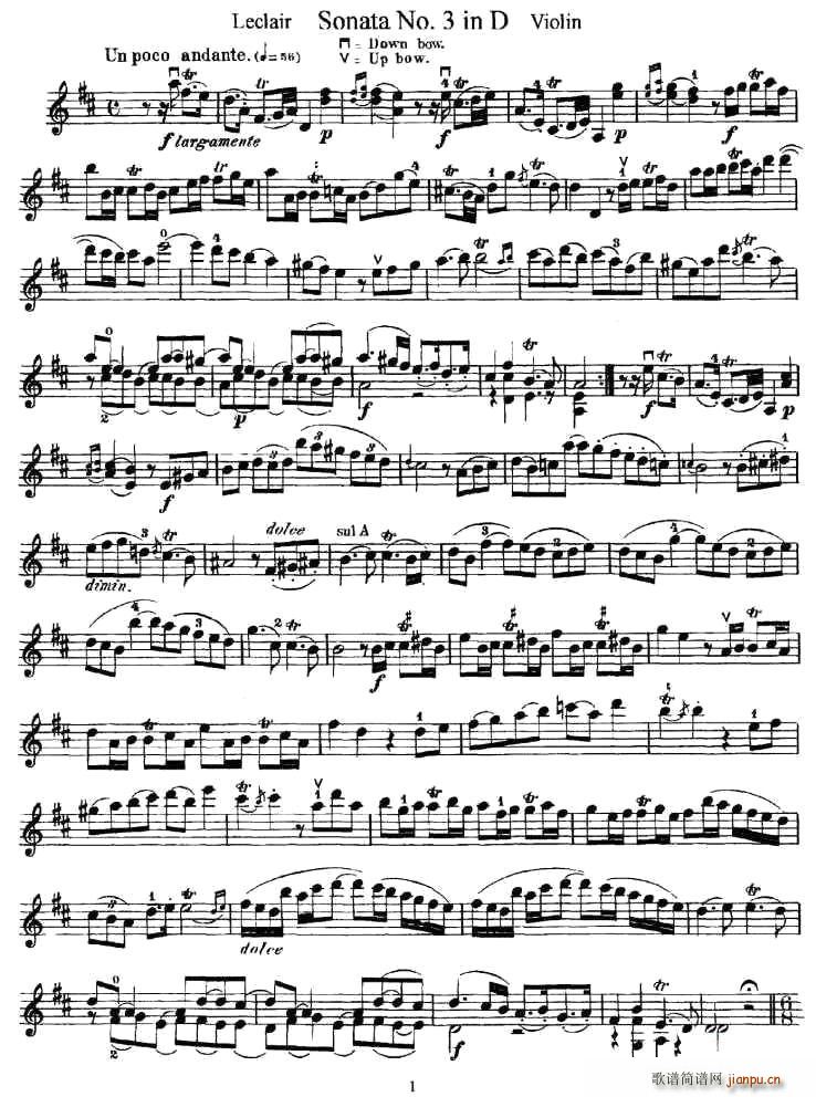 Sonata No.3 in D(ʮּ)1