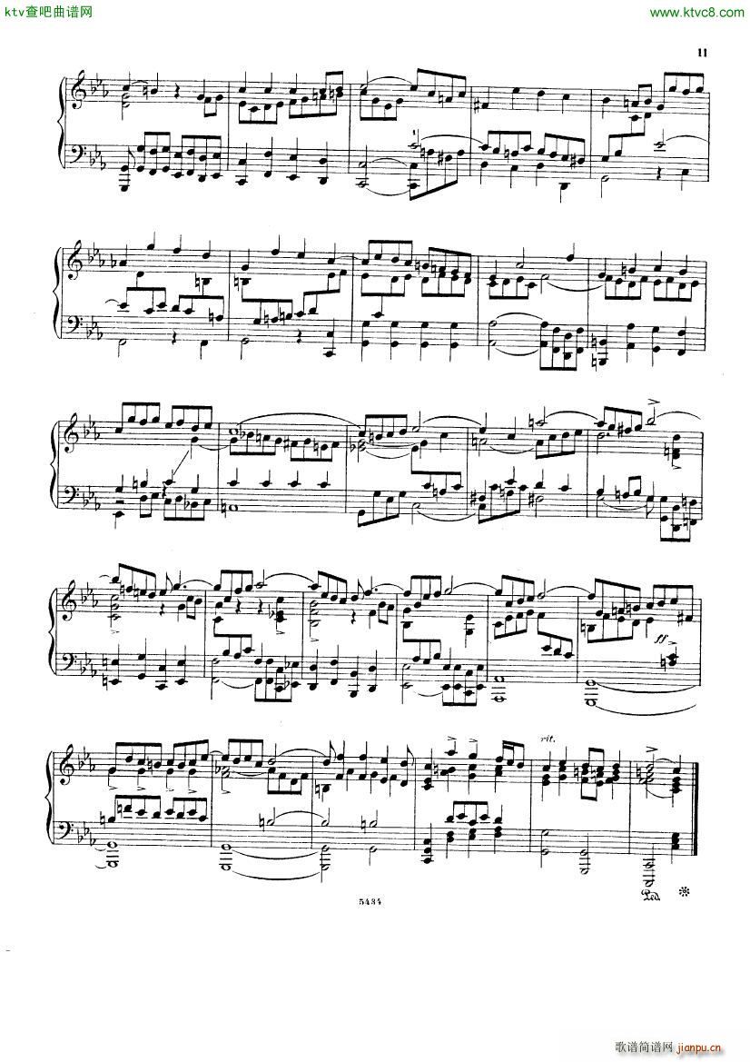 Bach D Albert Prelude and fugue in c minor()10