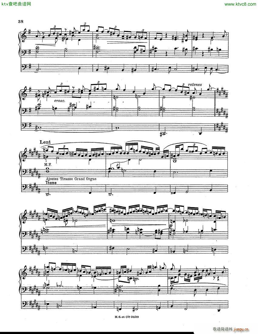Berthier Paul Variations pour Grand orgue()9