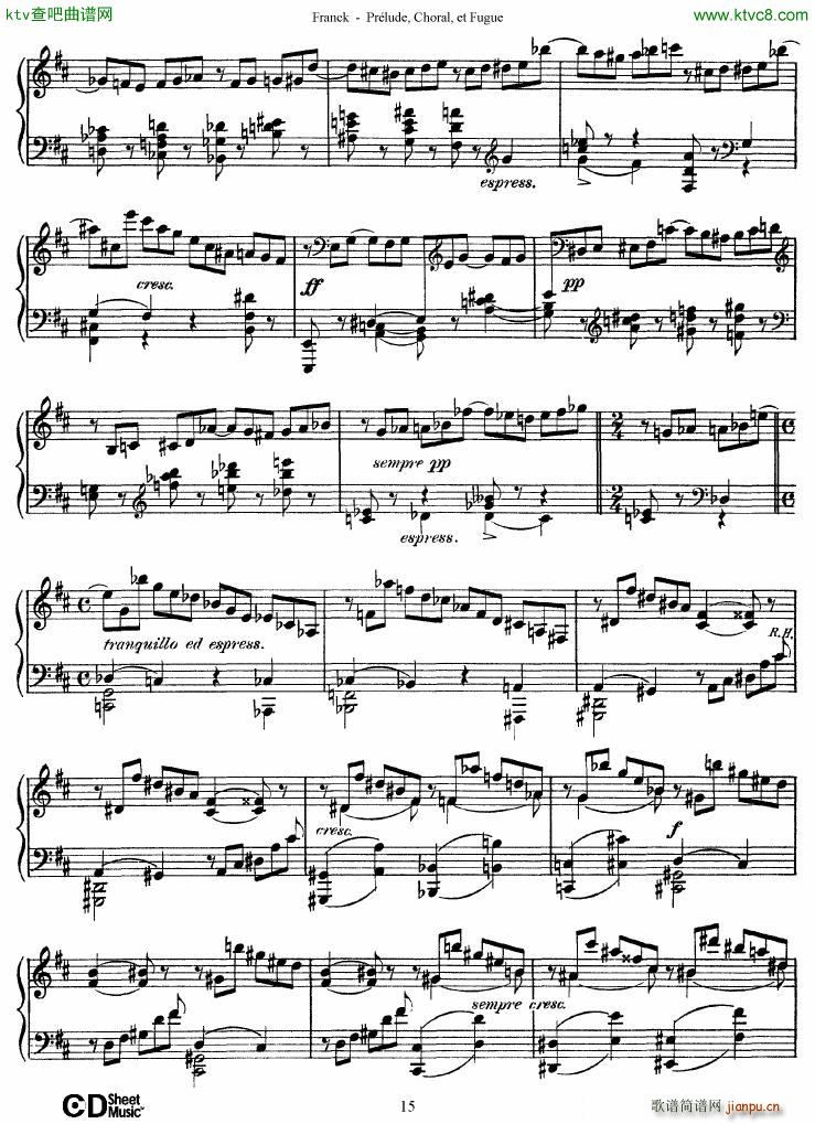 Franck Prlude Choral et Fugue()15