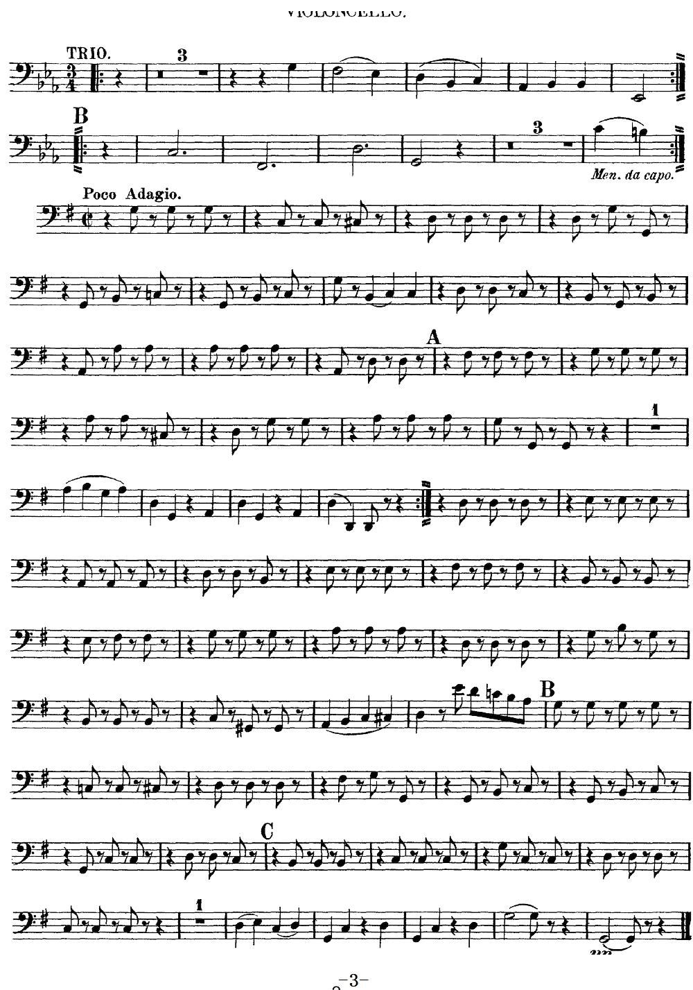 Mozart Quartet No 10 in C Major K 170 Cello(ʮּ)3