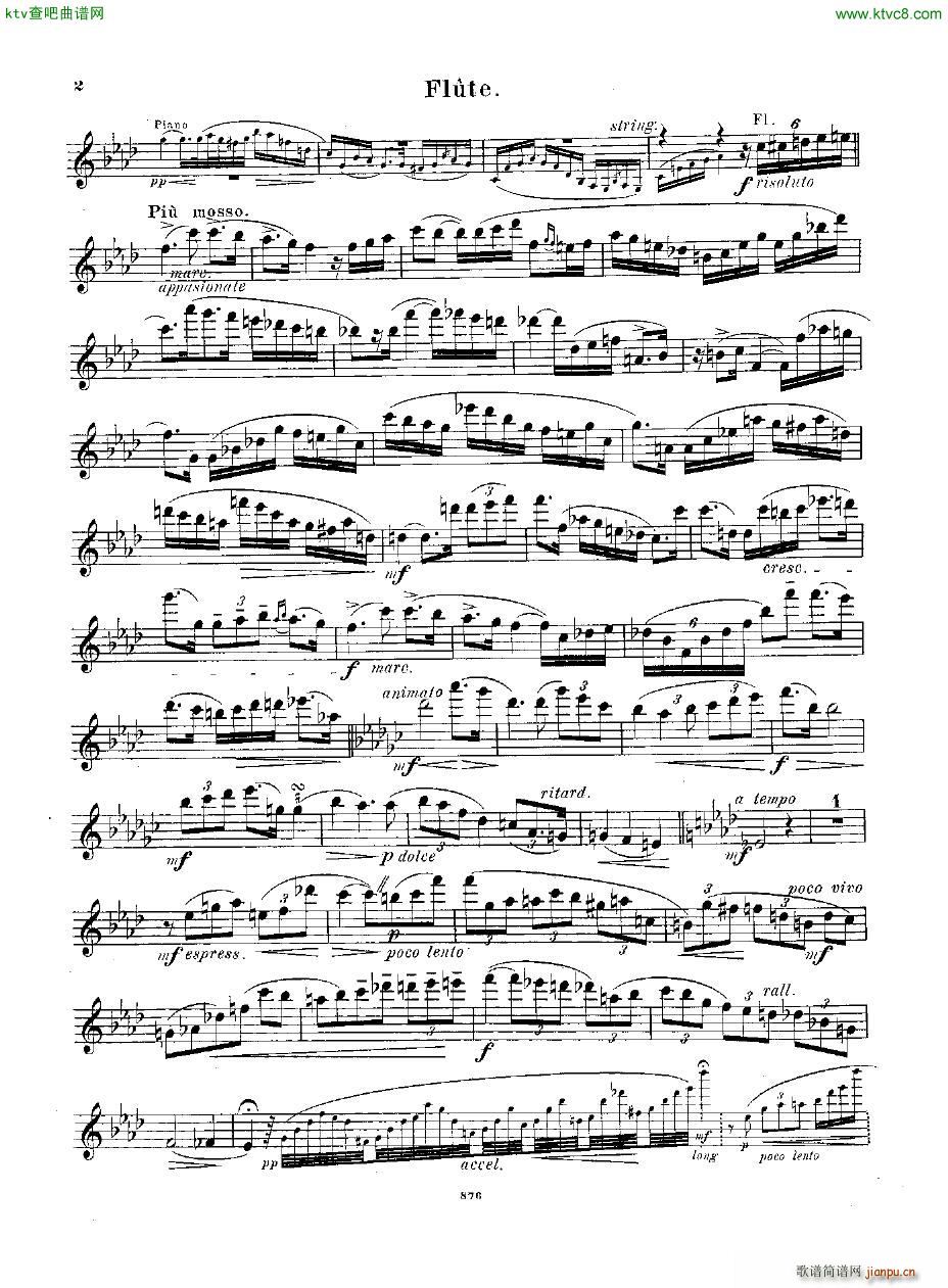 Andersen op 54 Deuxieme Impromptu fl pno()12