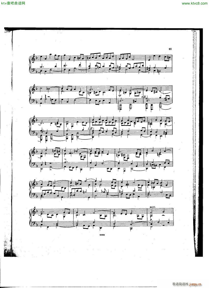 Bach D Albert Prelude and Fugue d min()9