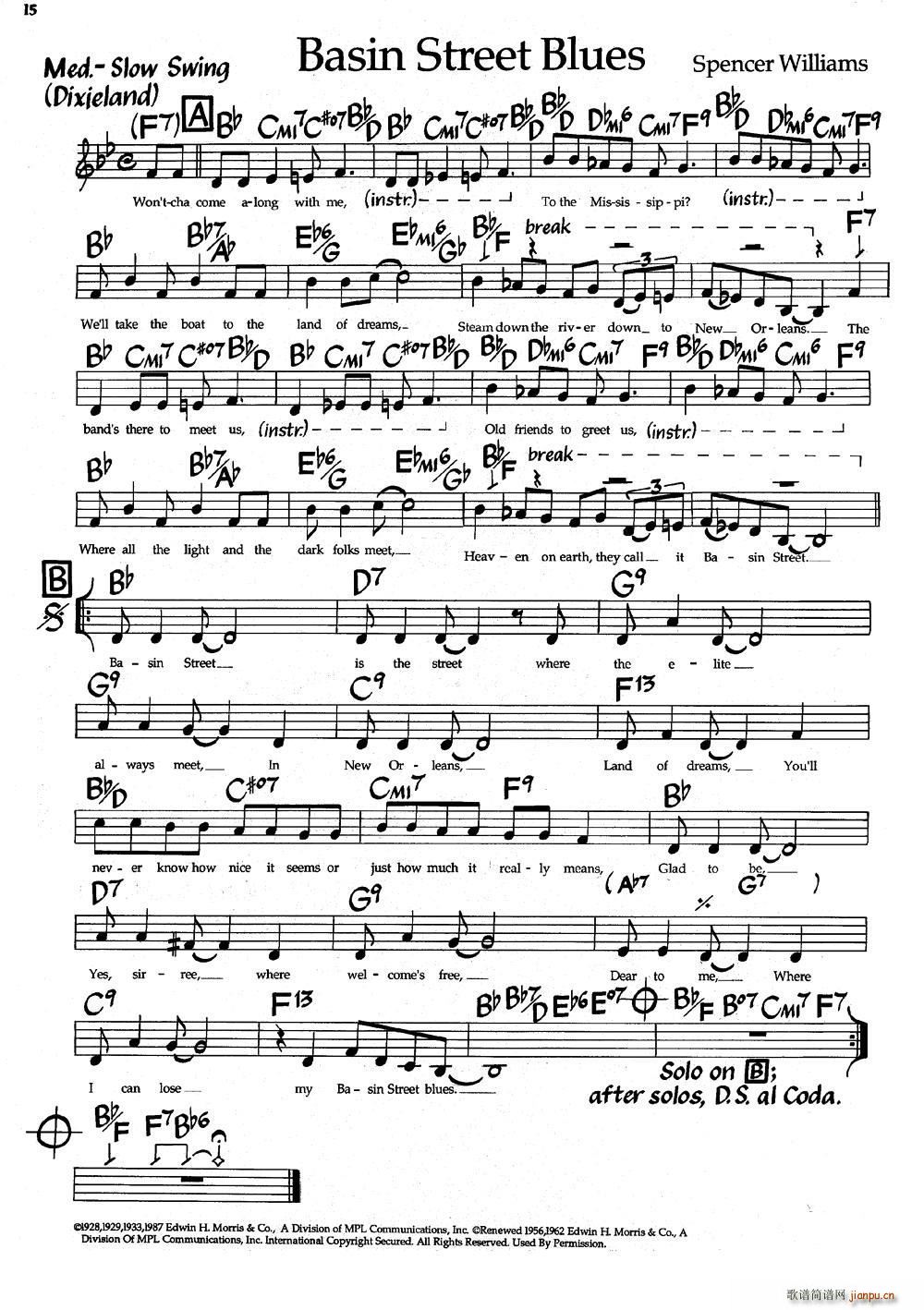 Basin Street Blues ؽ ʿ()1