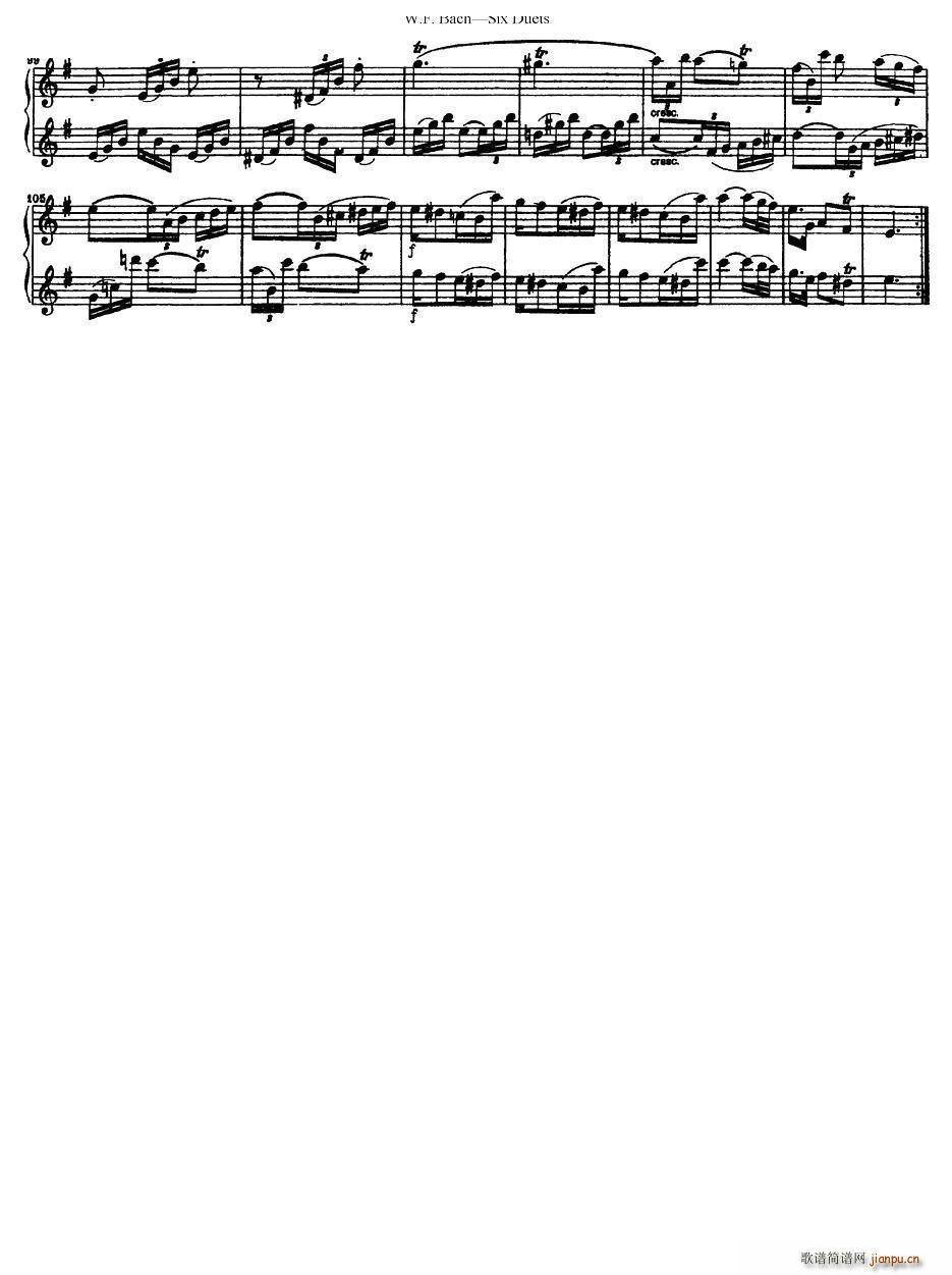 Six Duets 6׶ 1()7