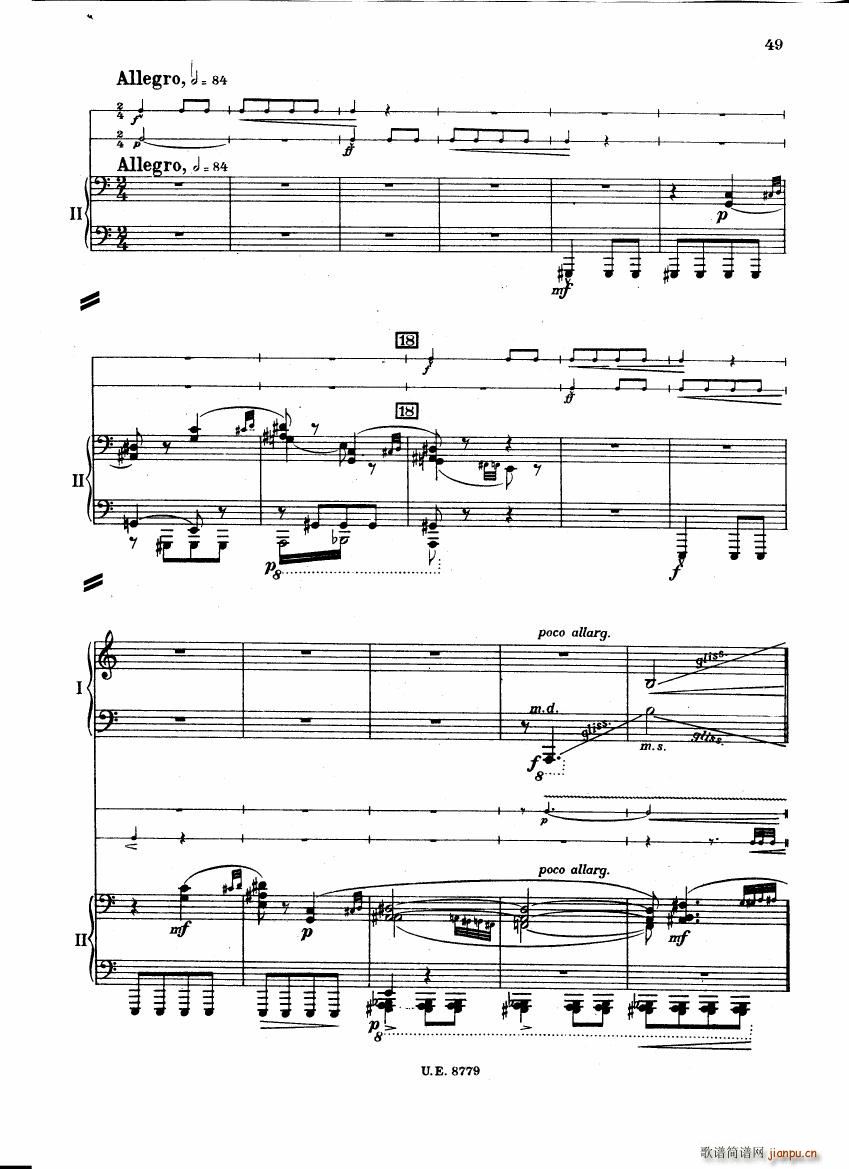 Bartok SZ 83 Piano Concerto 1 2p reduct ()6