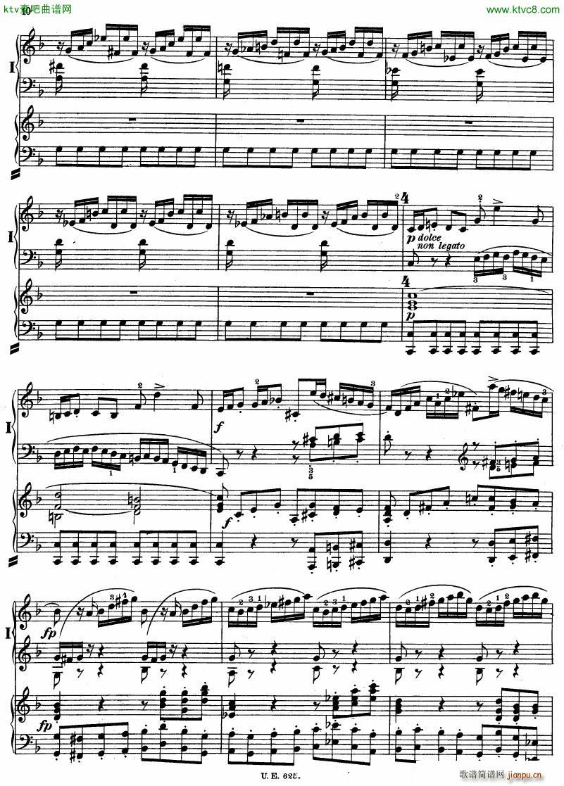 Bach JS BWV 1052 Keyboard Concerto in d ed R ntgen()10