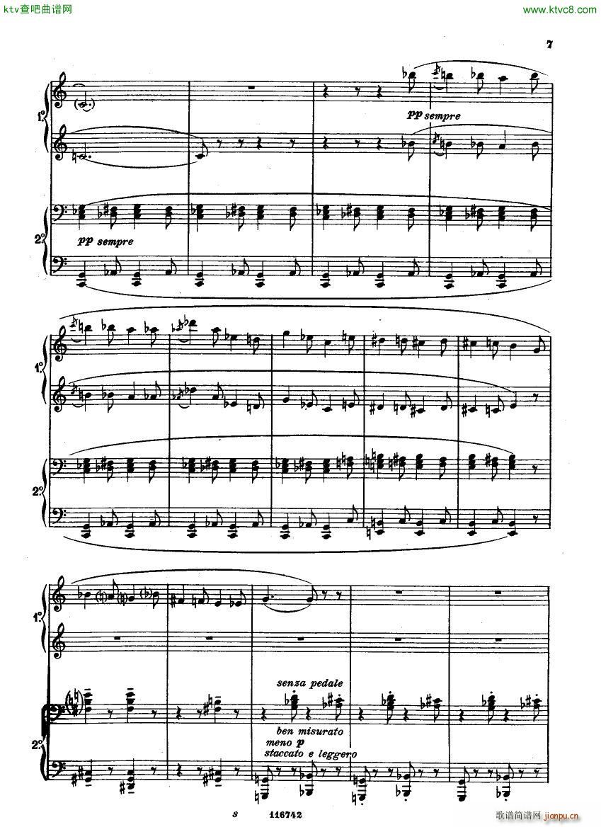 Casella Five Easy Pieces Pupazzetti 4 hands 1915()7