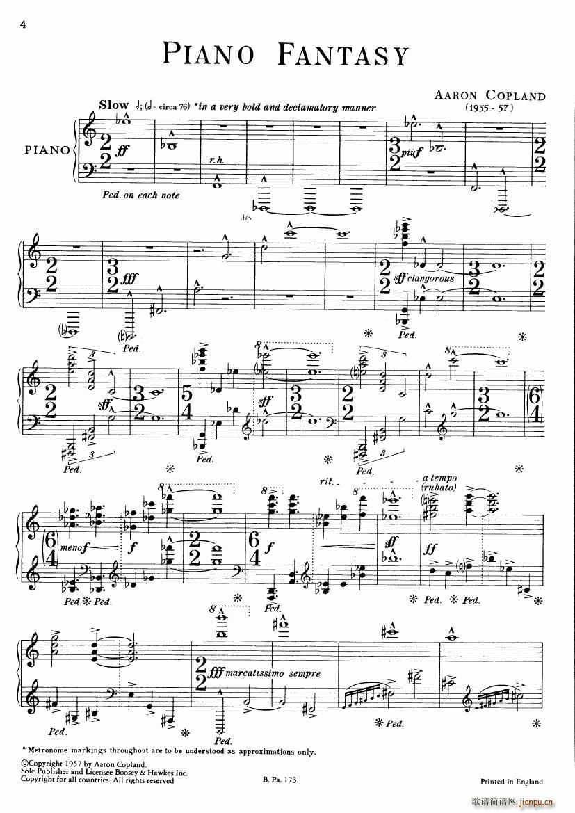 Copland Piano Fantasy()1