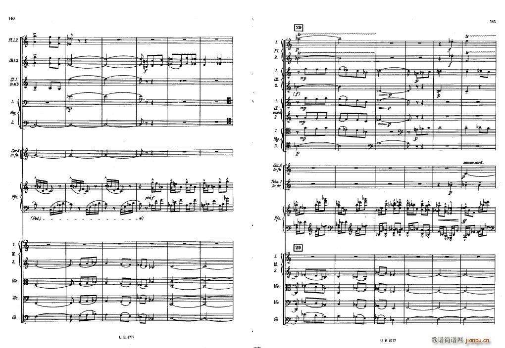 Bartok SZ 83 Piano Concerto No1 Full Score ()30