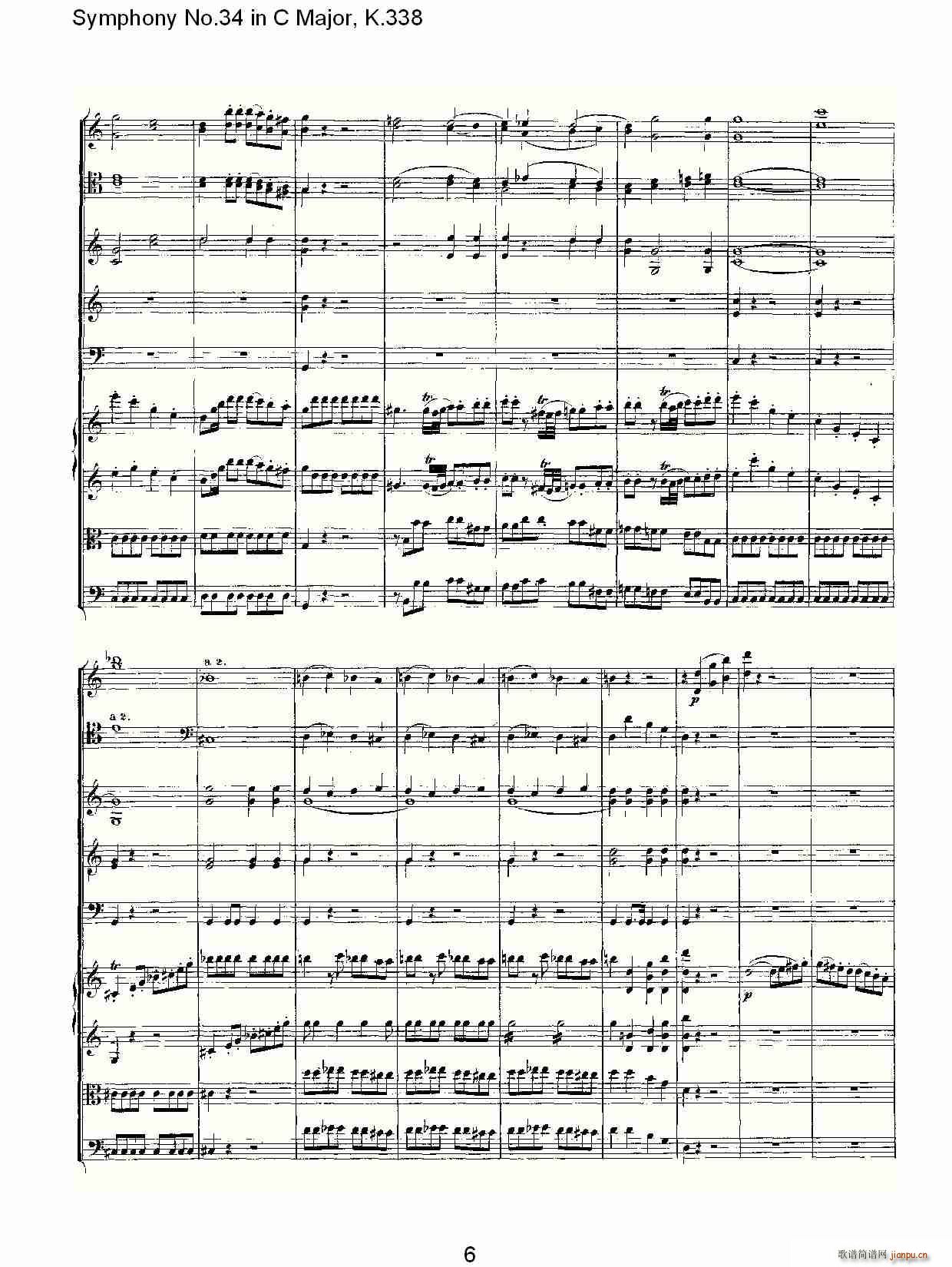 Symphony No.34 in C Major, K.338(ʮּ)6