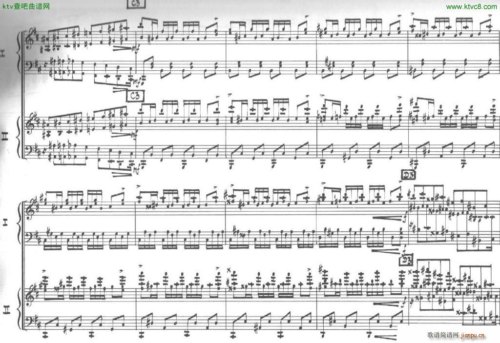 Bolling Sonata for Two Pianist no 2 Part3()8