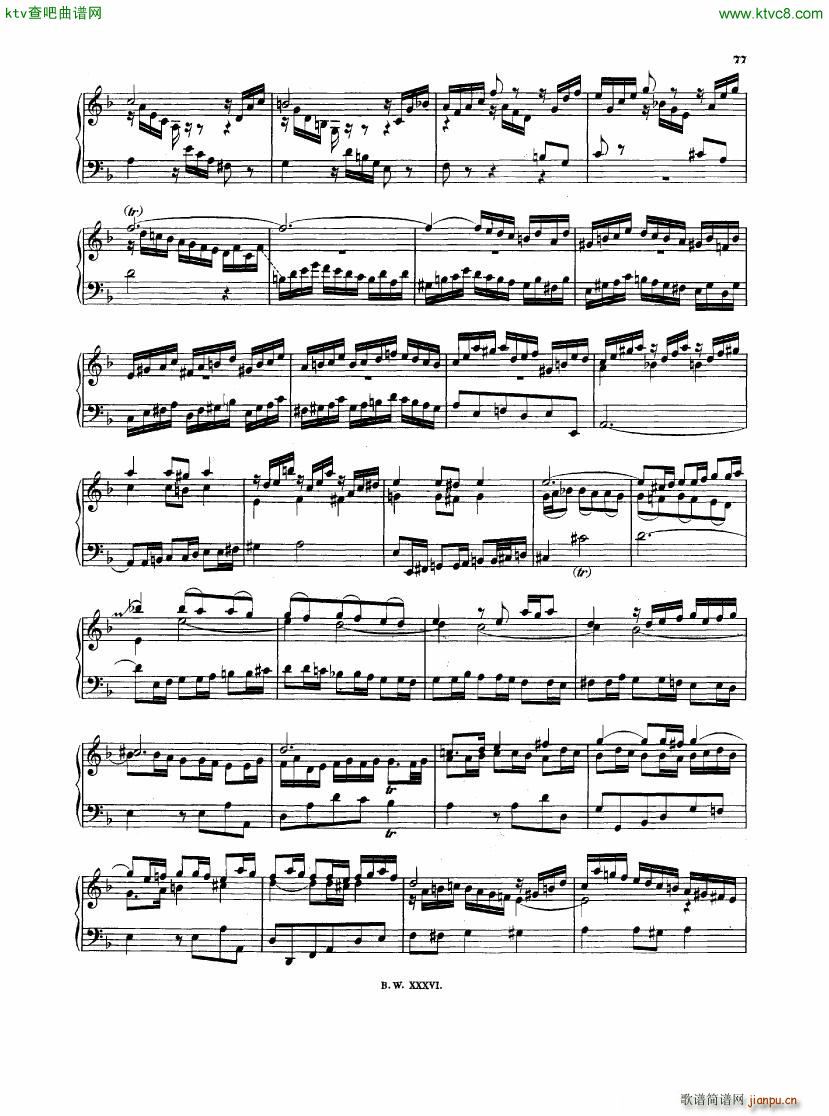 Bach JS BWV 903 Chromatische Fantasie Fuge()7