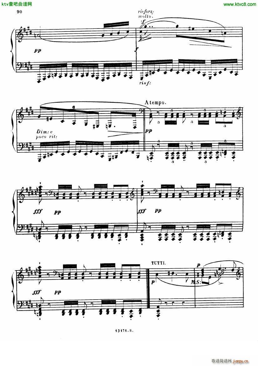 Alkan op 39 12 Etudes in Minor Keys no 9(钢琴谱)17