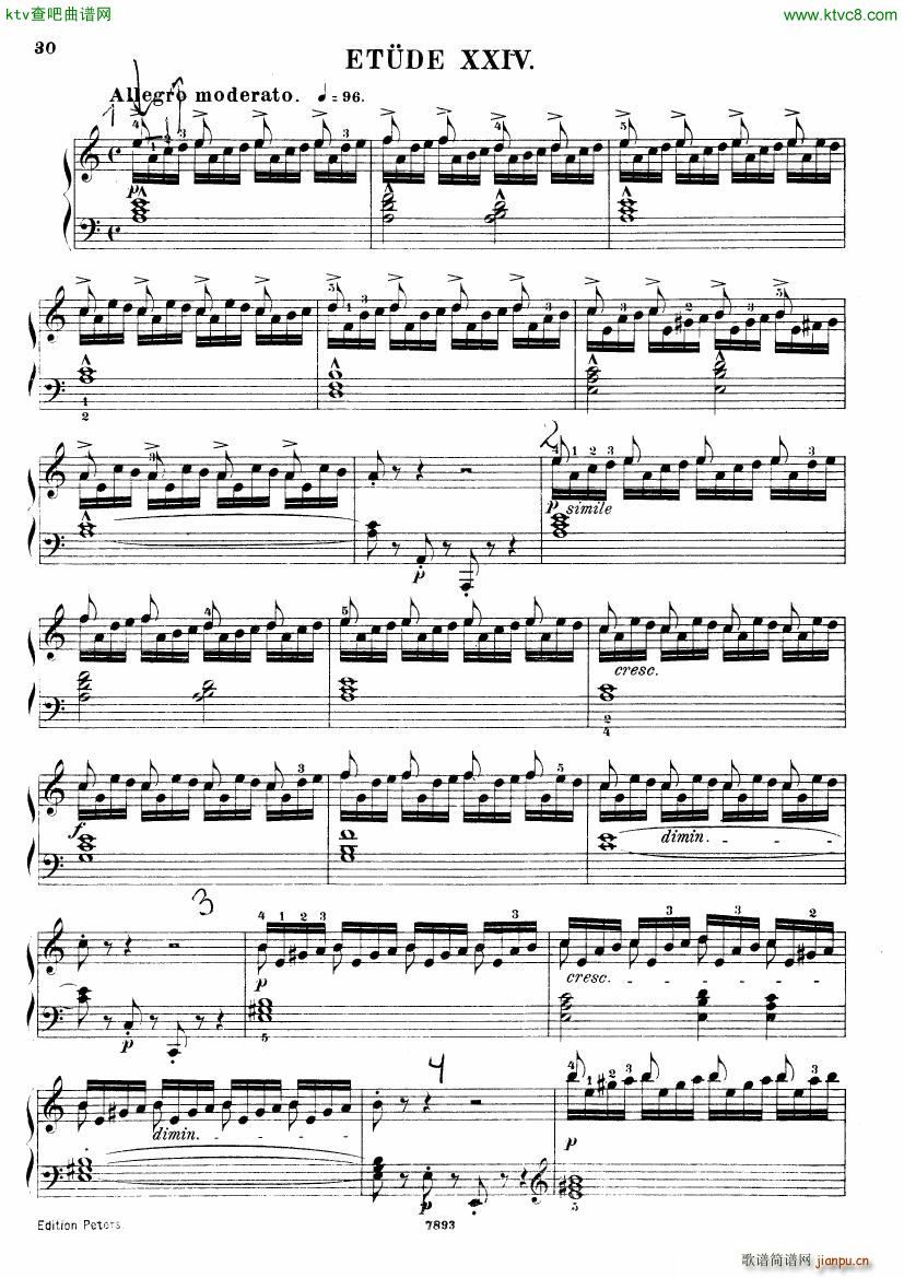 Henri Bertini 1798 1876 25 Easy Etudes Op 100()31