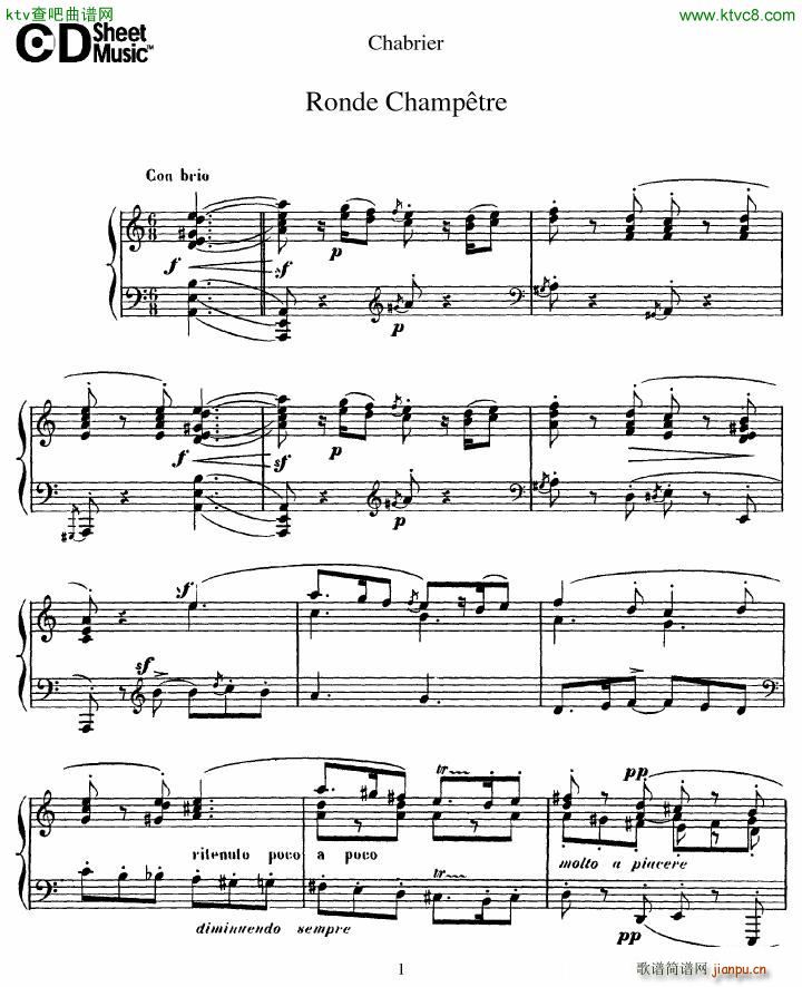 Chabrier Ronde Champtre()1
