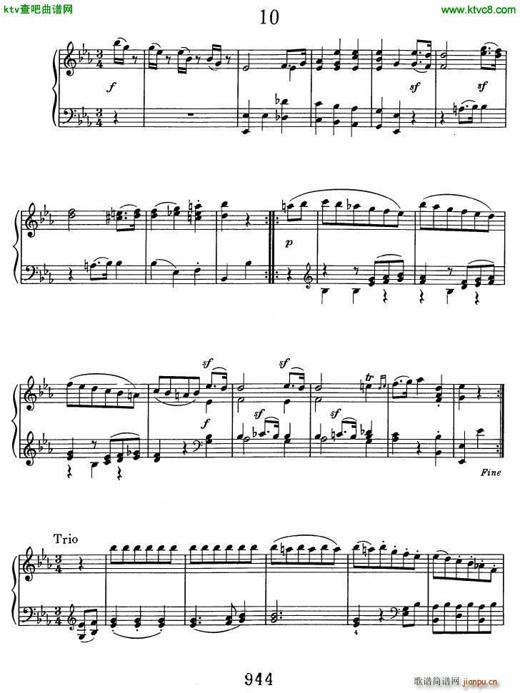 Beethoven WoO 7 12 Minuets()10
