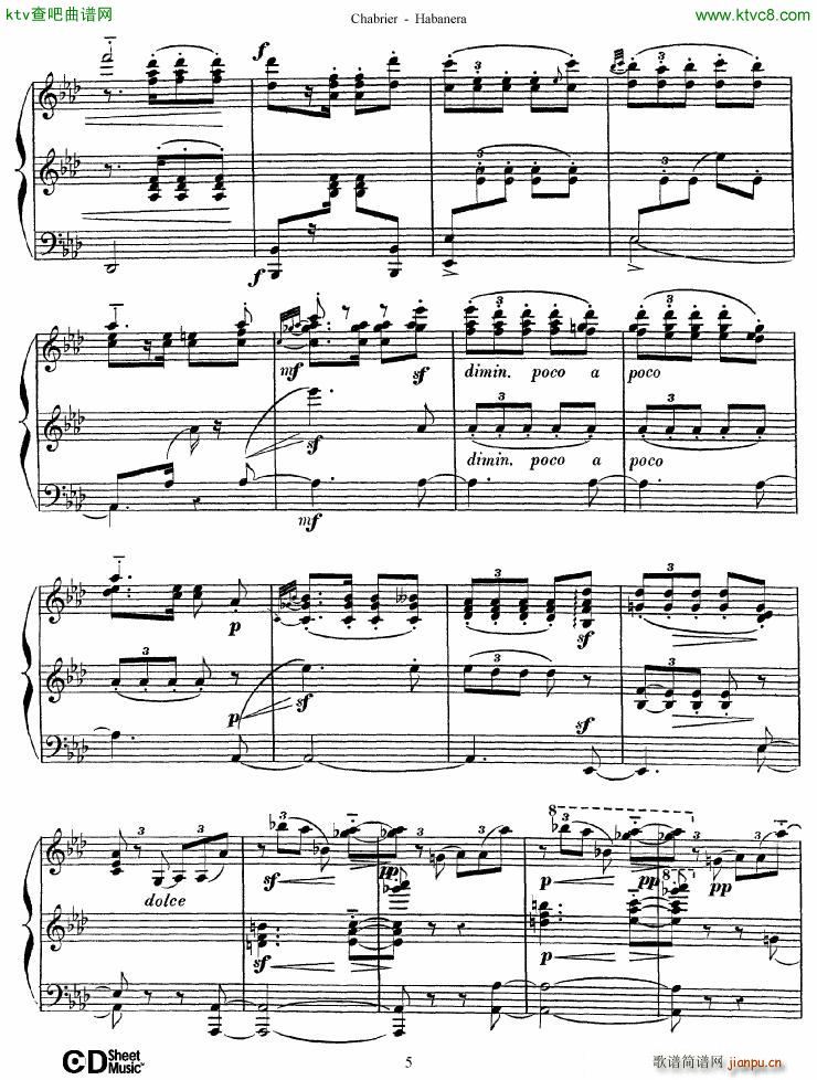 Chabrier Habanera()5