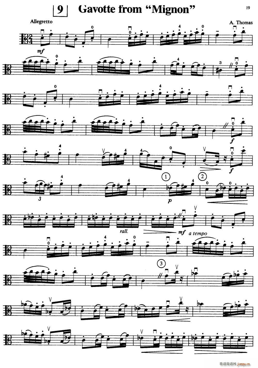 Gavotte From mignon (ʮּ)1