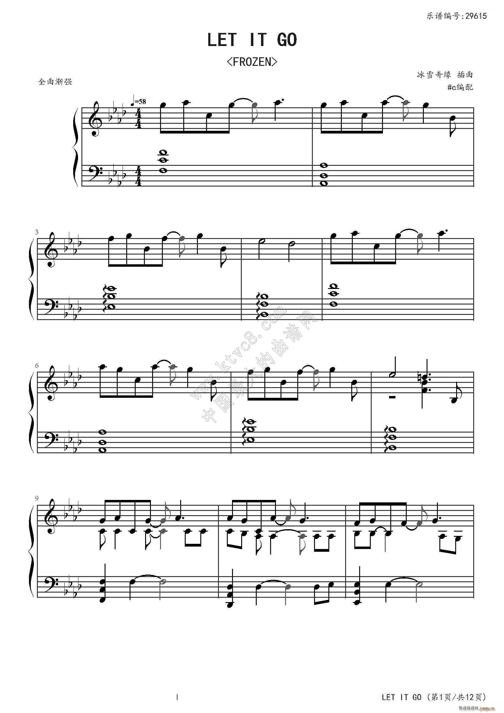 LET IT GO FROZEN()1