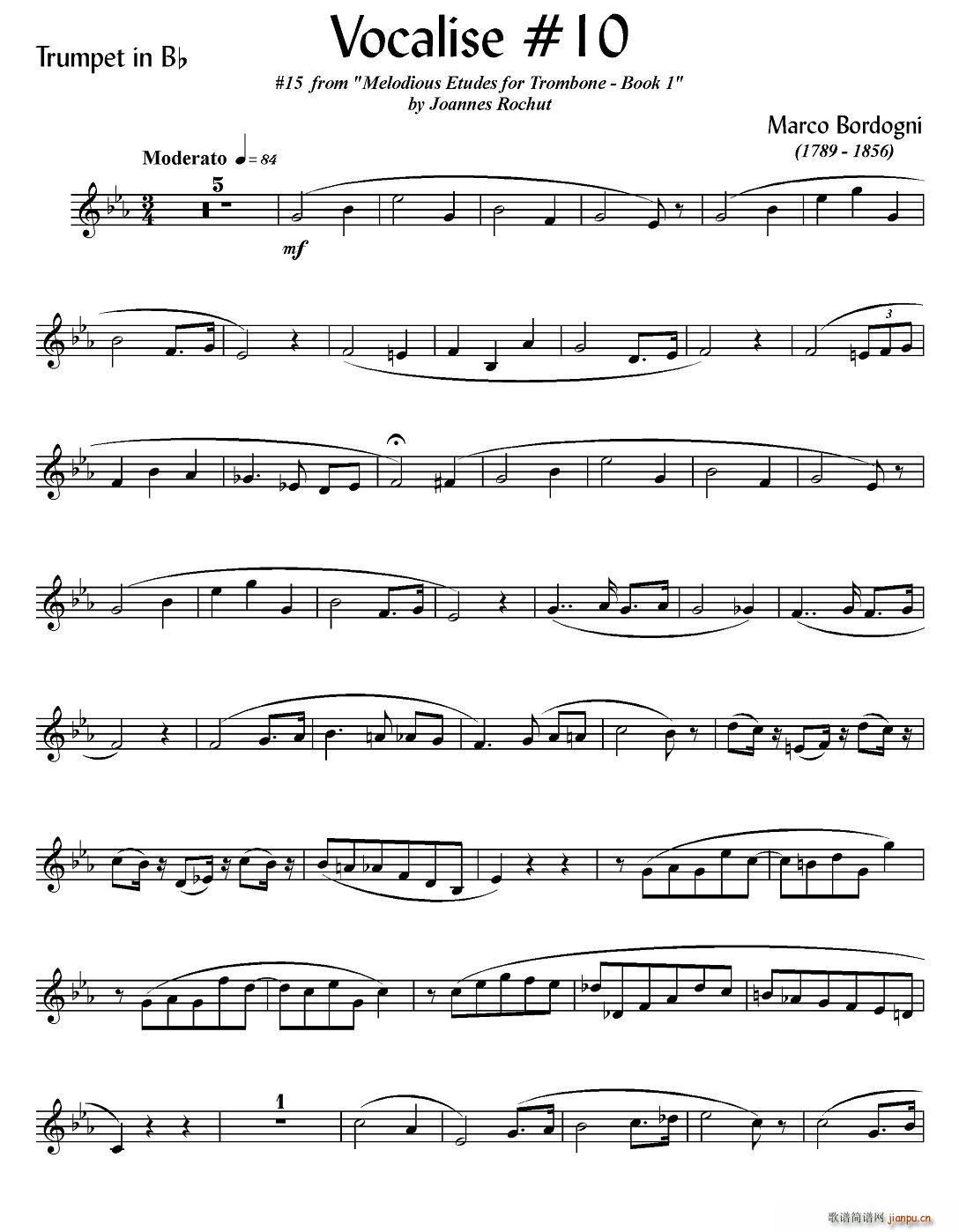 Bordogni Vocalise 10 С ͭ(ʮּ)1