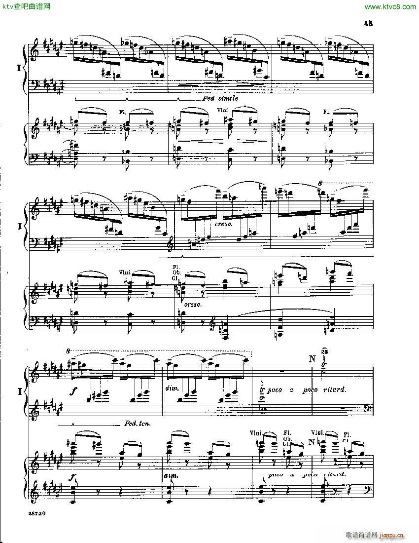 Franck Les Djinns 2 Piano Reduction()43